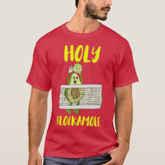 Heilige Blockamole Avocado Volleyball-training T-shirt