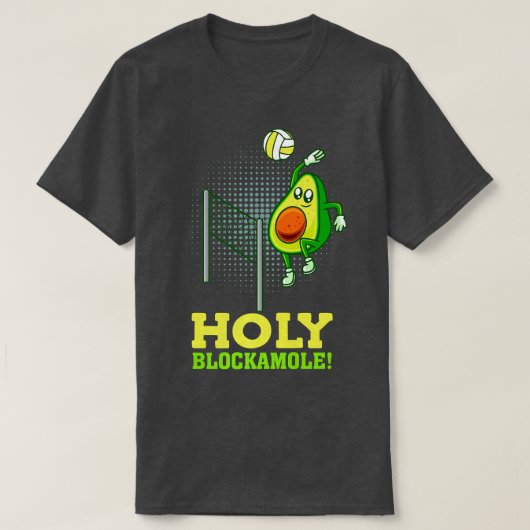 Heilige Blockamole Funny Volleyball Match Block Av T-shirt (Design voorkant)