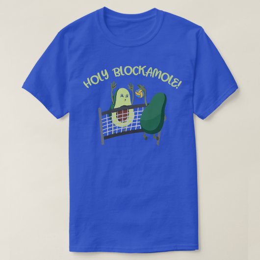 Heilige Blockamole Guacamole Volleyball Blocker Pl T-shirt (Design voorkant)