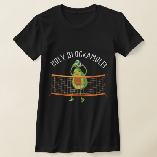 Heilige Blockamole Volleyball Cute Fun T-shirt (Laagn)