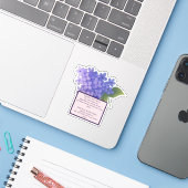 Heilige Bloesems Sering - Ave Maria Sticker (Laptop met iPhone)