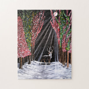 Heilige boodschapper van Nara Schilderij van Alfre Legpuzzel