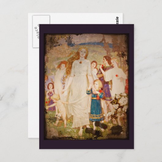 Heilige Brigid als Bruid Briefkaart (Voorkant / Achterkant)