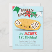Heilige Cannoli! Cute Boy's Birthday Party Kaart (Voorkant)