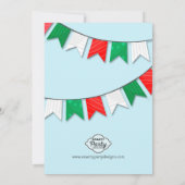 Heilige Cannoli! Cute Boy's Birthday Party Kaart (Achterkant)