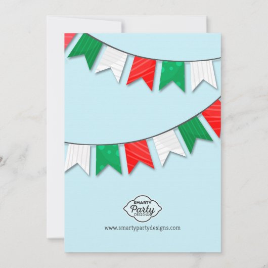 Heilige Cannoli! Cute Boy's Birthday Party Kaart (Achterkant)