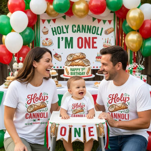 Heilige Cannoli gepersonaliseerde aangepaste naam T-shirt