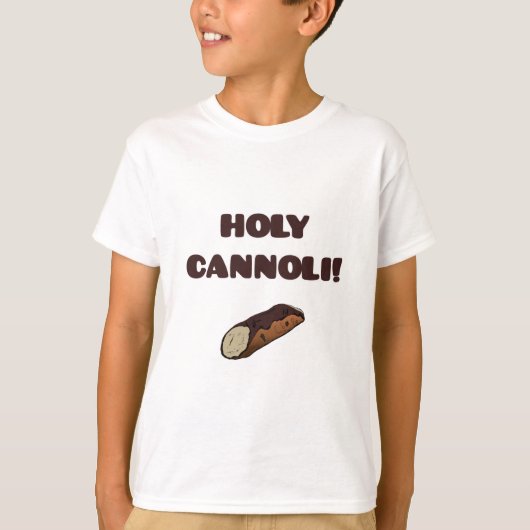 Heilige Cannoli Grappig Italiaans Kinder T-Shirt (Voorkant)