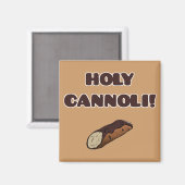 Heilige Cannoli Grappig Italiaans Magneet (Voorkant / Achterkant)