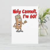 Heilige Cannoli Ik ben 60 Invite Kaart (Staand voorkant)
