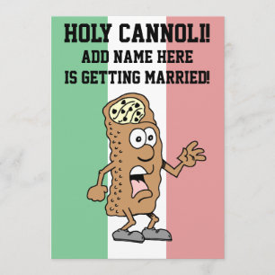 Heilige Cannoli Italiaanse Vlag Van Italië Vrijgez Kaart