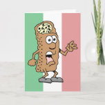 Heilige Cannoli! Je bent 60! Funny 60th Birthday C Kaart<br><div class="desc">Heilige Cannoli! Je bent 60! Grappig 60th Birthday Card. Een geweldig wenskaart voor iemand die zestig wordt. Deze gebak is perfect voor een Italiaans man of een vrouw die zestig wordt of voor iedereen met een gevoel van humor. De kleur van de vlag van Italië staat op het etiket.</div>