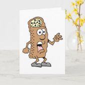 Heilige Cannoli! Je bent 65! Funny 65th Birthday C Kaart (Gele Bloem)