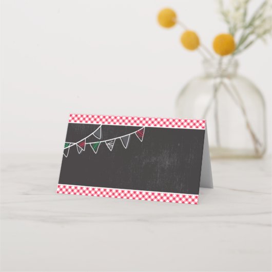 Heilige Cannoli Party Table Tent of Buffet Labels Plaatskaartje (Voorkant)