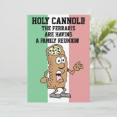 Heilige Cannoli Vlag van de Italiaanse Gezinsheren Kaart (Staand voorkant)