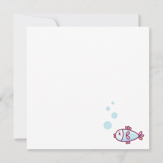 Heilige Carp het is Kerstmis. Kaart (Achterkant)