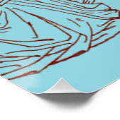 Heilige Catharina in conflict met geleerden - Maso Perfect Poster (Hoek)