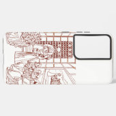 Heilige Catharina in conflict met geleerden - Maso Samsung Galaxy Hoesje (Linkerkant)