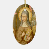 Heilige Catharina van Bologna (SAU 027) Keramisch Ornament (Rechts)