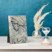 Heilige Cecilia Maagd en martelaar Fotoplaat (Zijkant)