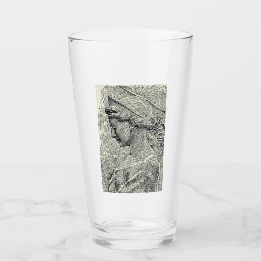 Heilige Cecilia Maagd en martelaar Glas (Voorkant)