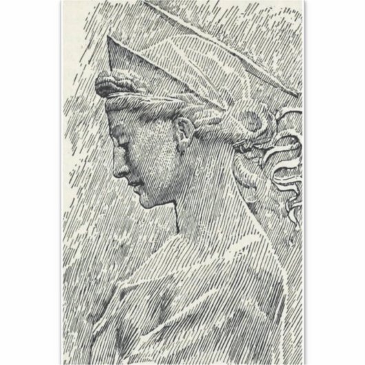 Heilige Cecilia Maagd en martelaar Sticker (Voorkant)