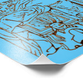 Heilige Cecilia met de heilige Catharina van Alexa Foto Afdruk (Hoek)