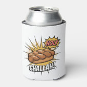 Heilige Challah Grappige Joodse Chanoeka Jood Blikjeskoeler (Blikje Voorkant)