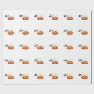 Heilige Challah Hanukkah Joodse Jood Brood Cadeaupapier