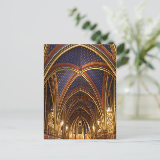 Heilige Chapel Paris Briefkaart (Staand voorkant)