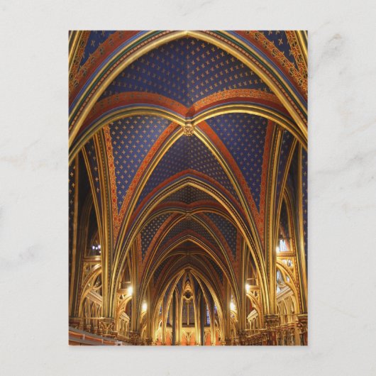 Heilige Chapel Paris Briefkaart (Voorkant)
