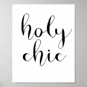 Heilige chic poster (Voorkant)