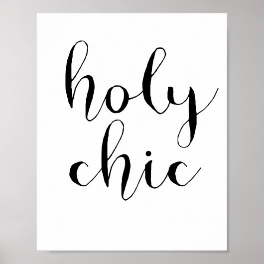 Heilige chic poster (Voorkant)