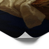 Heilige Christelijke kerststal Manger Bethlehem Poster (Hoek)