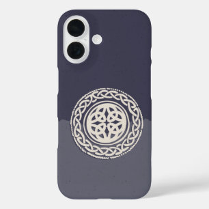 Heilige Cirkel – Keltische Knoop Mandala iPhone 16 Hoesje