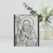 Heilige Columba van Iona Heilig Keltisch Grafisch  (Staand voorkant)