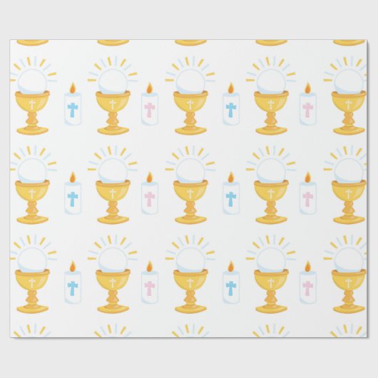 heilige communie cadeaupapier (Vlak)