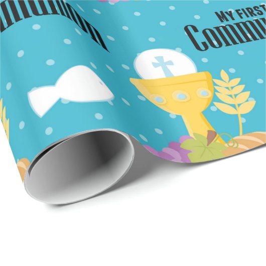 Heilige Communie Christening Cadeaupapier (Rol Hoek)