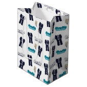 Heilige Communie Christening Medium Cadeauzakje (Voorkant Gekanteld)