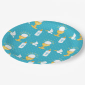 Heilige Communie Christening Papieren Bordje (Gekanteld)