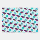 Heilige Communie Cross Chalice Broodpatroon Inpakpapier Vel (Voorkant)