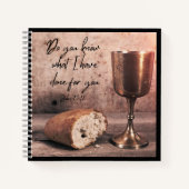 Heilige Communie, duif, Notitieboek (Voorkant)