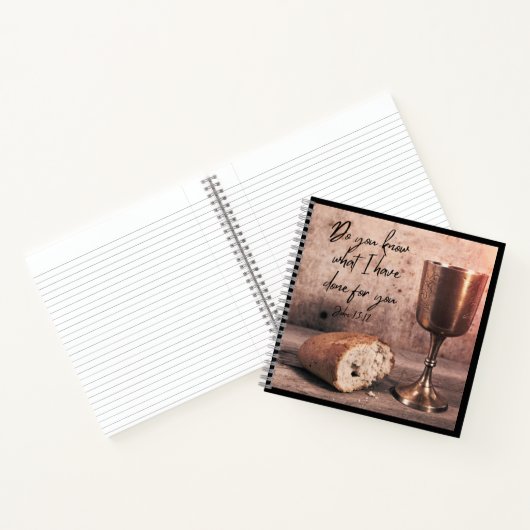 Heilige Communie, duif, Notitieboek (Binnen)