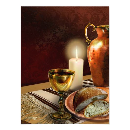 Heilige Communie Foto Afdruk (Voorkant)