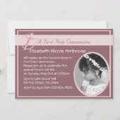 Heilige Communie Foto Kaart (Voorkant)