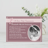 Heilige Communie Foto Kaart (Staand voorkant)