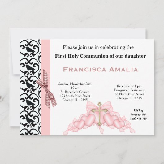 Heilige Communie Kaart (Voorkant)