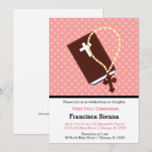 Heilige Communie Kaart (Voorkant / Achterkant)