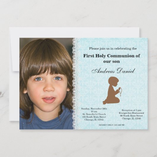 Heilige Communie Kaart (Voorkant)