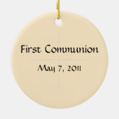 Heilige Communie Keramisch Ornament (Achterkant)